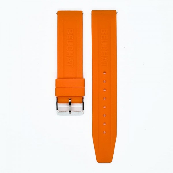 Bracelet silicone Beuchat - INTERCHANGEABLE / BEU-1950-80-82-5-Bracelet Montre Silicone / Caoutchouc-AtelierNet