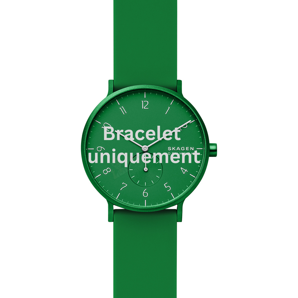 Bracelet caoutchouc vert Skagen - AAREN / SKW6545 - SKW6706-Bracelet de montre-AtelierNet
