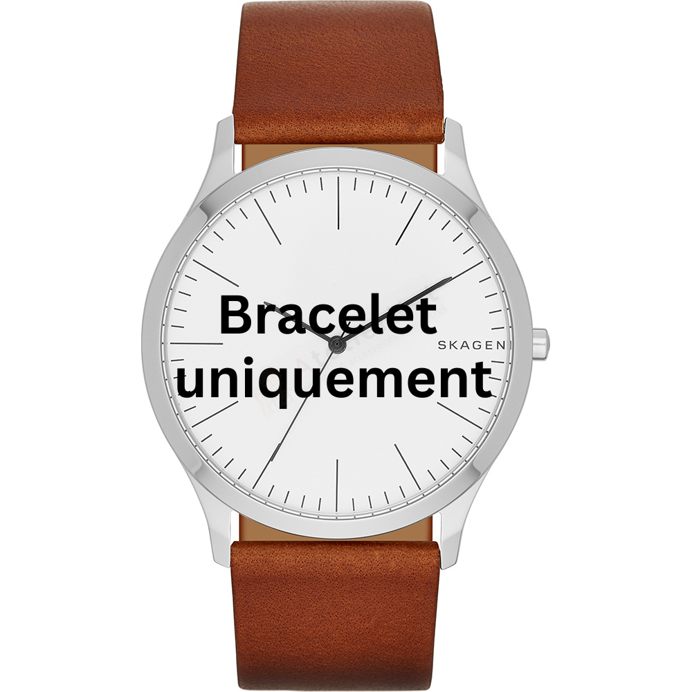 Bracelet cuir marron Skagen - JORN LARGE / SKW6331 - SKW6585-Bracelet de montre-AtelierNet