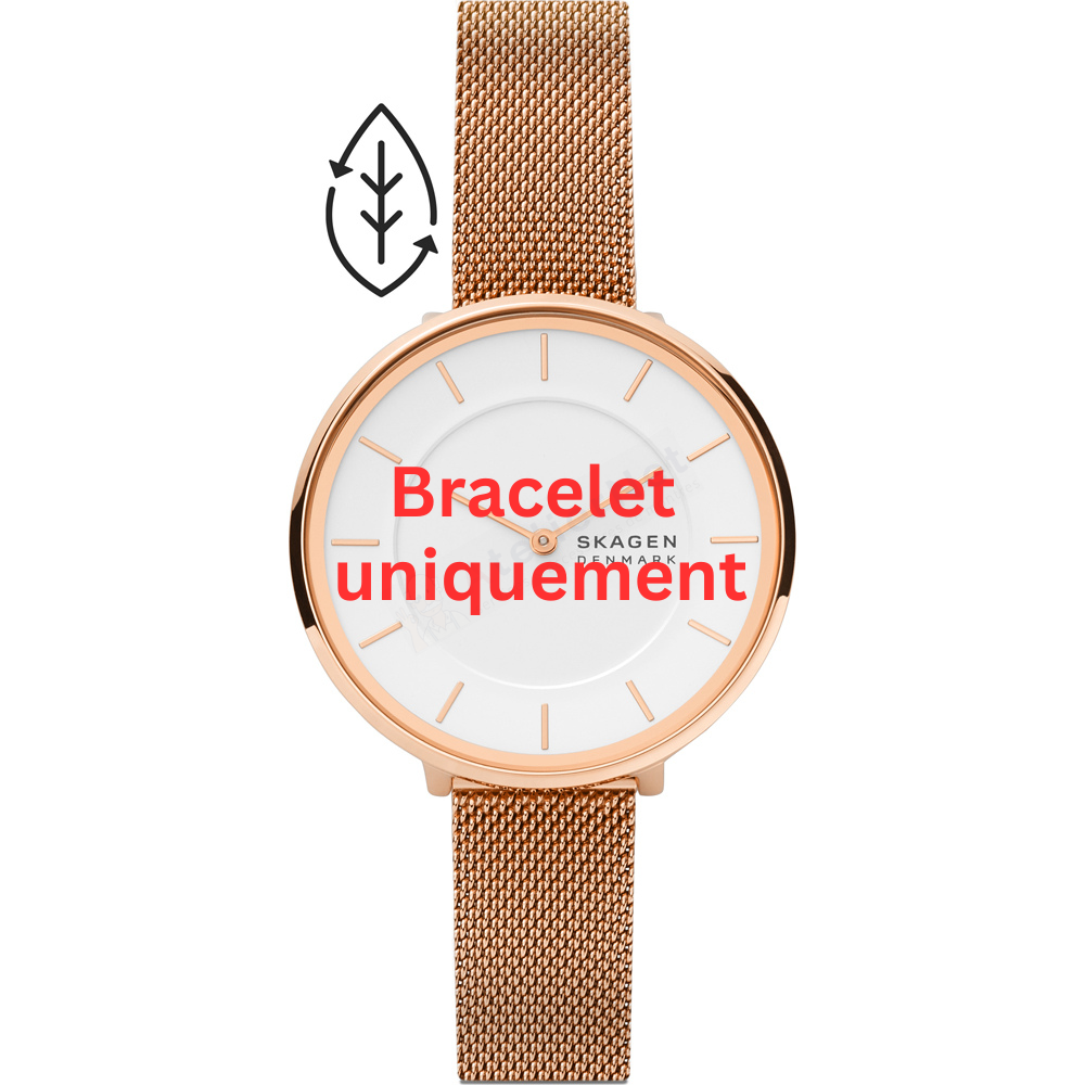 Bracelet métal or rose Skagen - GITTE / SKW3013-Bracelet de montre-AtelierNet
