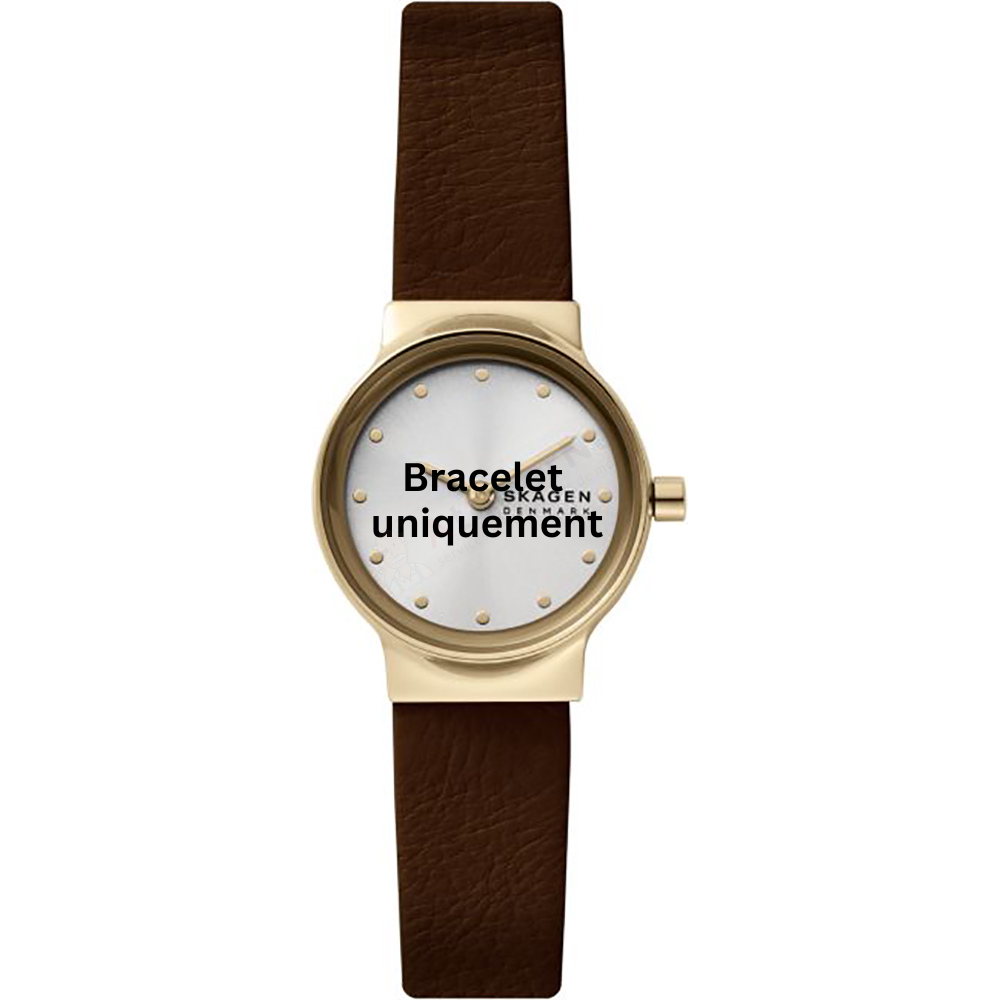 Bracelet cuir marron Skagen - FREJA / SKW3006-Bracelet de montre-AtelierNet