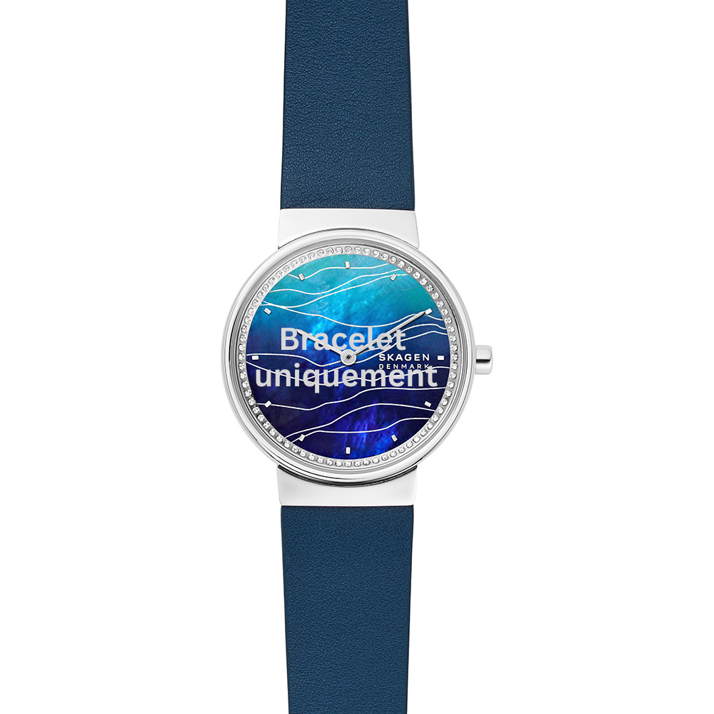 Bracelet cuir bleu Skagen - ANNELIE / SKW2903-Bracelet de montre-AtelierNet