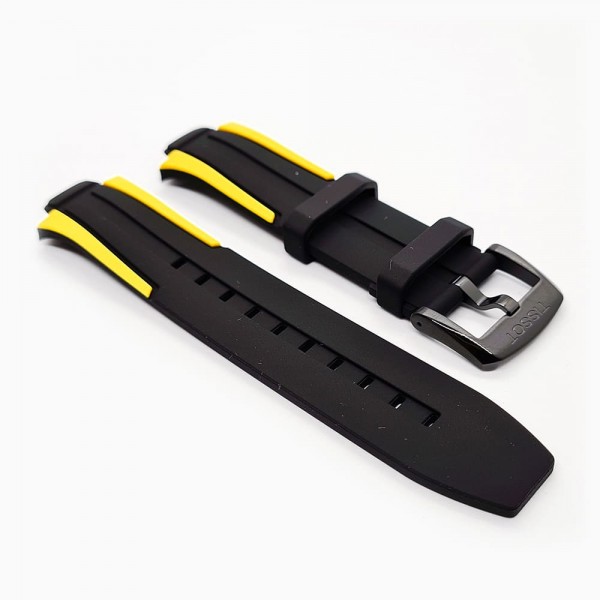 Bracelet silicone Tissot / T-RACE CYCLING / T603040819-Bracelet Montre Silicone / Caoutchouc-AtelierNet