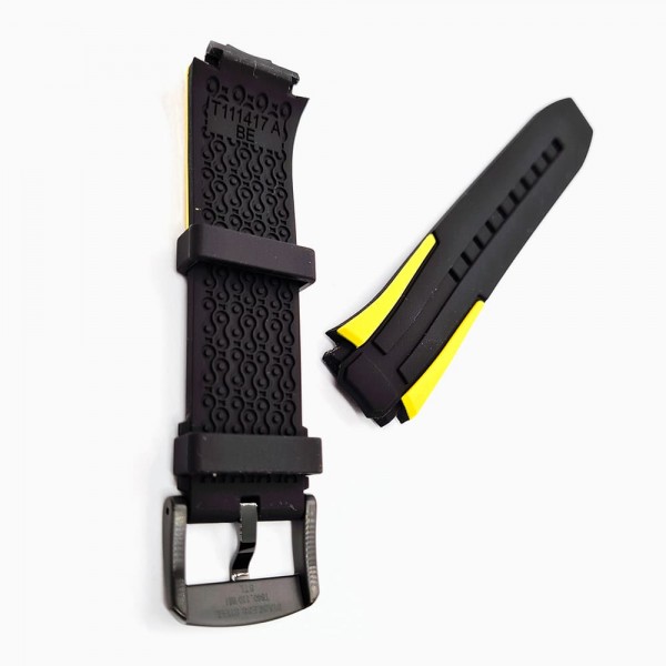 Bracelet silicone Tissot / PRC200 / T603040819-Bracelet Montre Silicone / Caoutchouc-AtelierNet