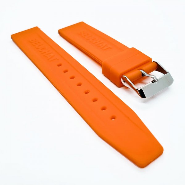 Bracelet silicone Beuchat - INTERCHANGEABLE / BEU-1950-80-82-5-Bracelet Montre Silicone / Caoutchouc-AtelierNet